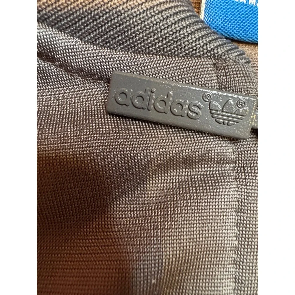 Adidas Originals Track Jacket Gray Red Black Trefoil Logo Full Zip Men's M‎